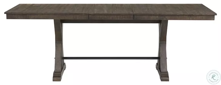 Sullivan Brushed Charcoal Extendable Counter Height Dining Room Set