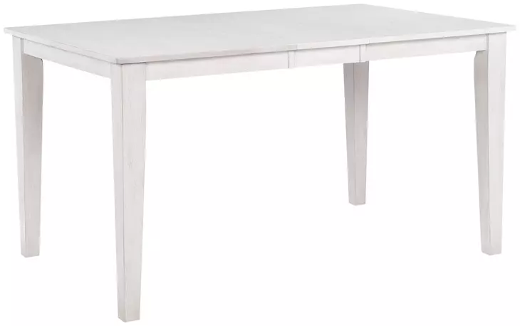 Summer Winds II White and Gray Rectangular Extendable Counter Height Dining Room Set