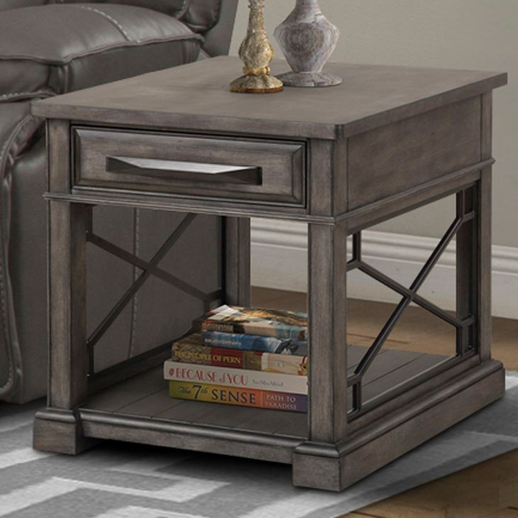 Sundance Smokey Gray End Table