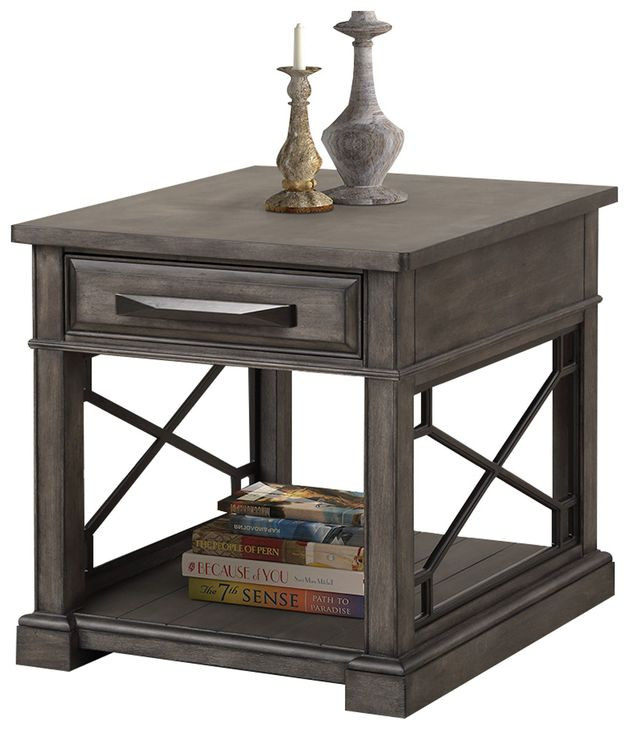 Sundance Smokey Gray End Table