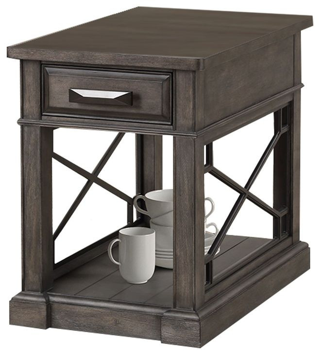 Sundance Smokey Gray Chairside End Table