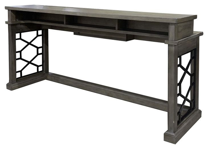 Sundance Smokey Gray Everywhere Console  Bar Table