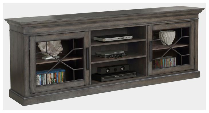 Sundance Distressed Smokey Gray 92" TV Console