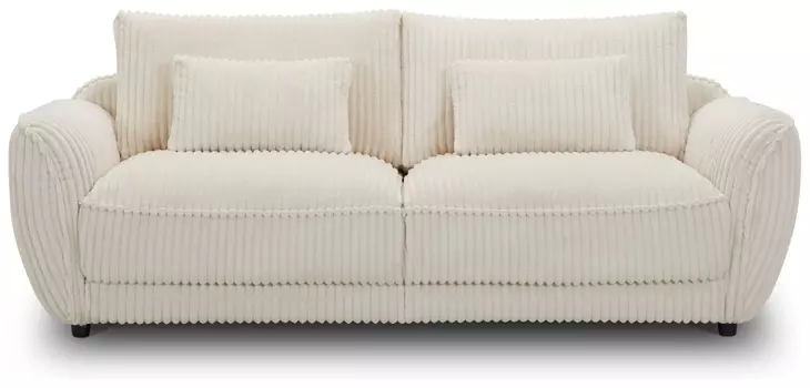 Utopia Mega Ivory 89" Sofa