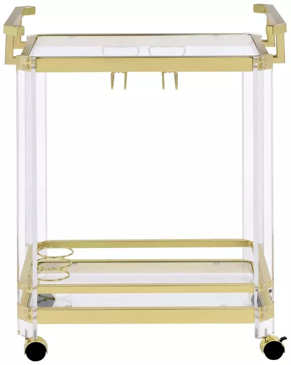 Aerin Gold Server Cart