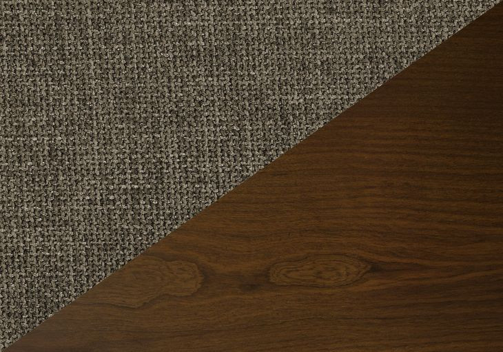 1368 Brown Upholstered Dining Chair Set of 2