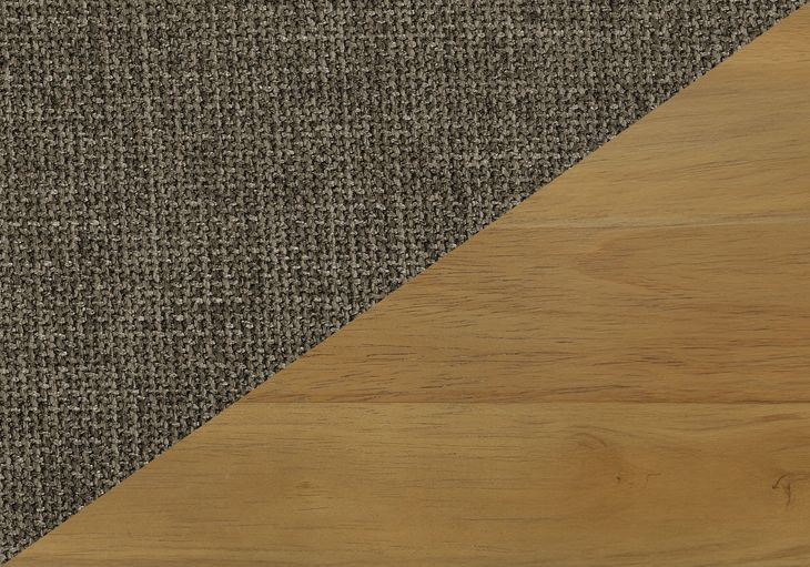 1385 Brown Upholstered Dining Chair Set of 2