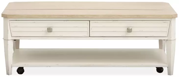Whisperbay Sea Pearl and Driftwood Rectangular Lift Top Occassional Table Set