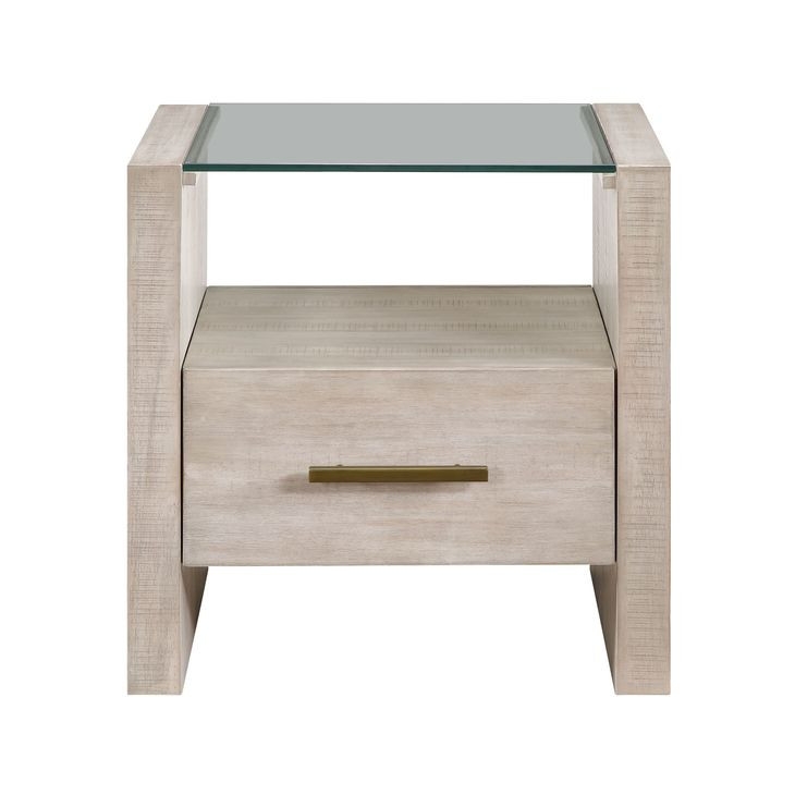 Garland Blonde Square End Table