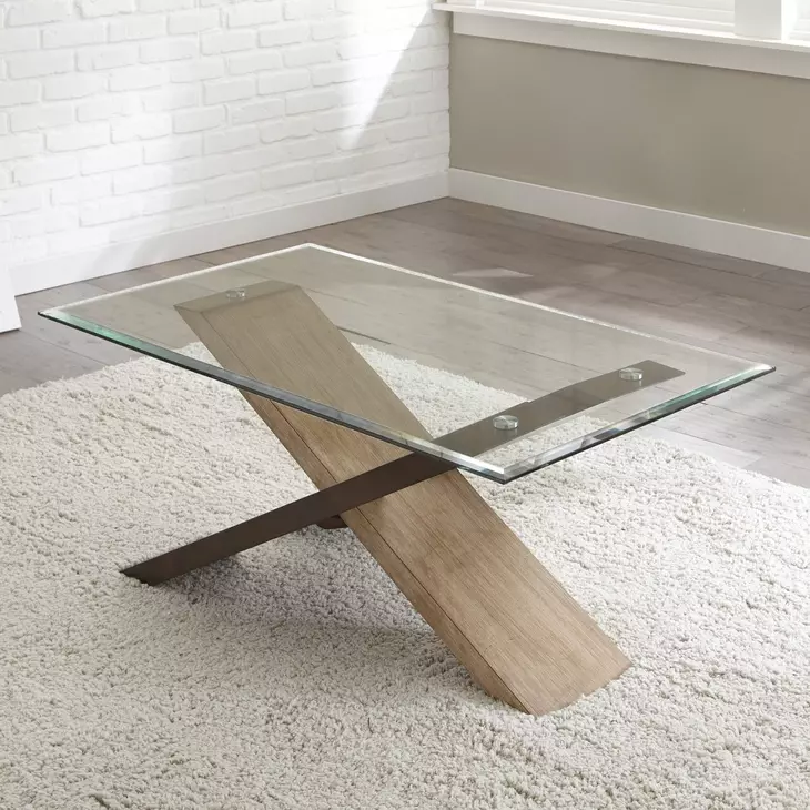 Tasha Brown Rectangular Cocktail Table