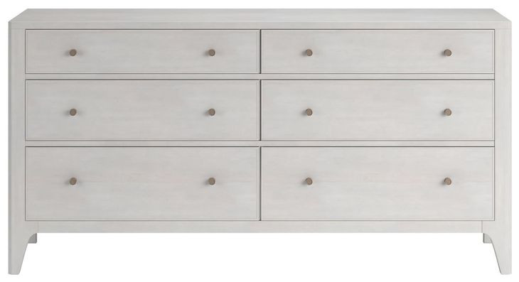 Mezzanine Dove Gray 6 Drawer Dresser
