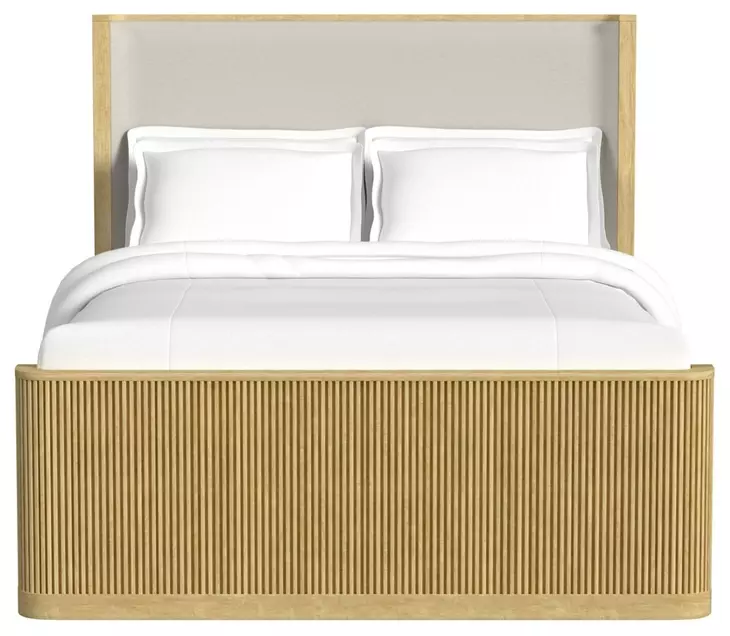 Sutton Brown and Gray Upholstered Bedroom Set