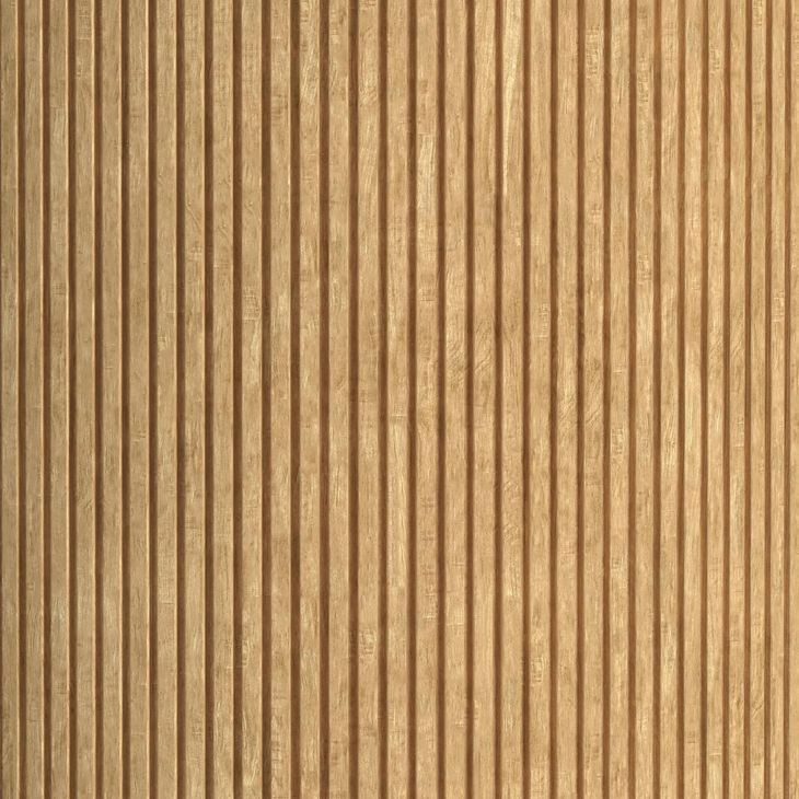 Sutton White and Natural 52" Round Dining Table