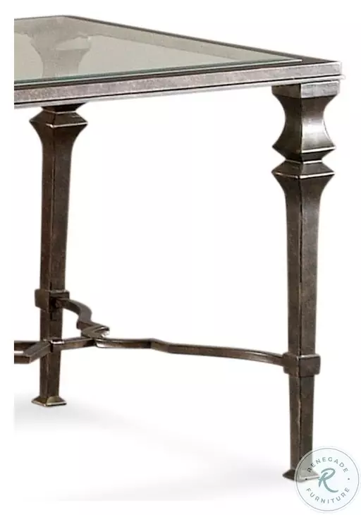 Lido Burnished Bronze Square End Table