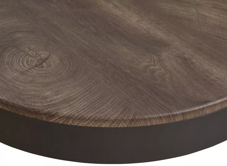 Horizon Hills Warm Rustic and Black 3 Piece Round Occasional Table Set