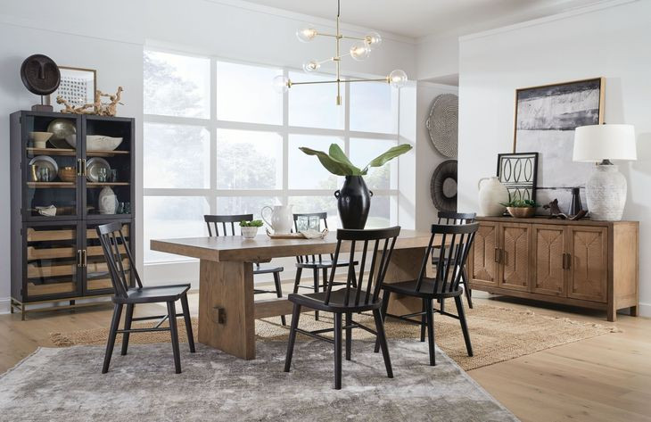 Fernholt Belgian Wheat 96" Rectangular Dining Table