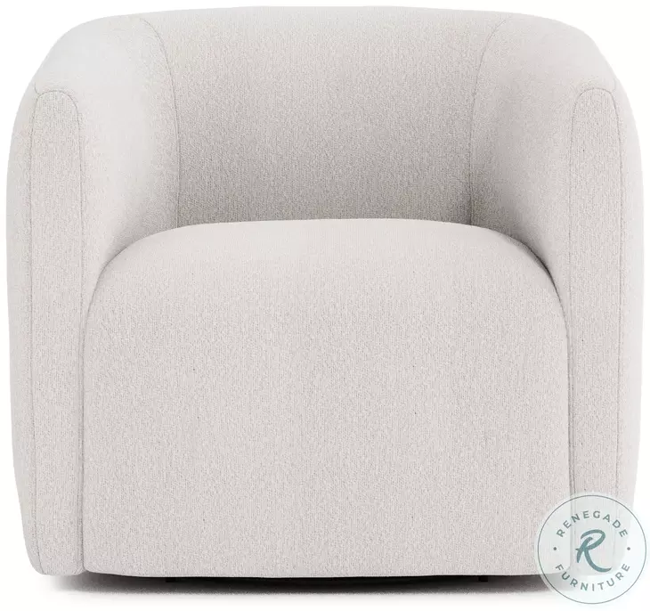 Aline Cream Swivel Chair