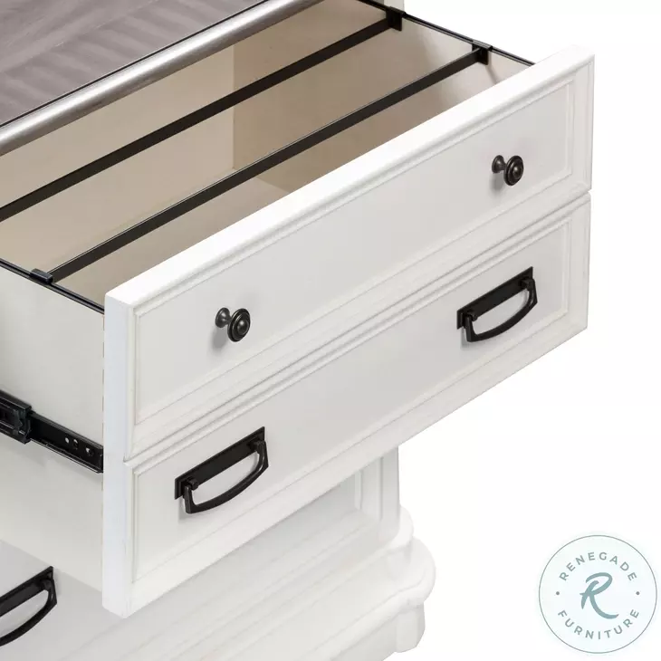 Roanoke White File Cabinet | H362-60 | HomeGalleryStores.com