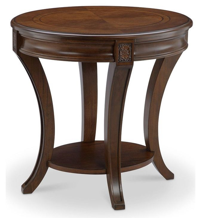 Winslet Cherry Oval End Table