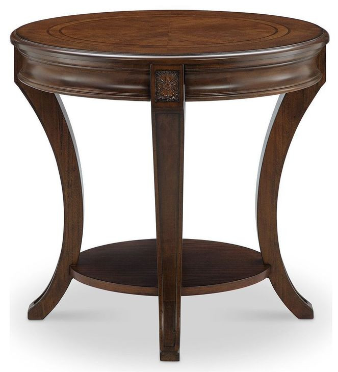 Winslet Cherry Oval End Table