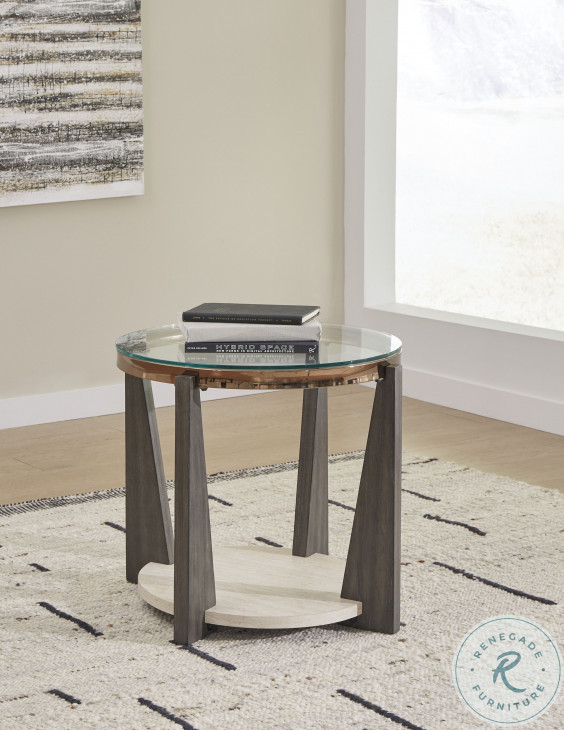 Frazwa Multi Round End Table From Ashley Furniture | Coleman Furniture