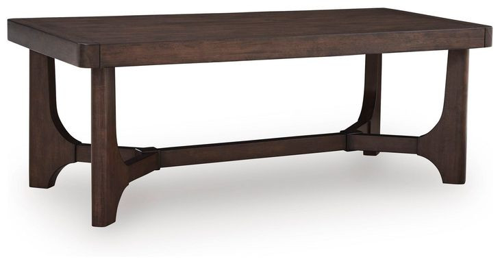 Korestone Dark Brown Rectangular Occassional Table Set