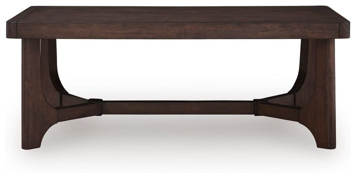 Korestone Dark Brown Rectangular Coffee Table