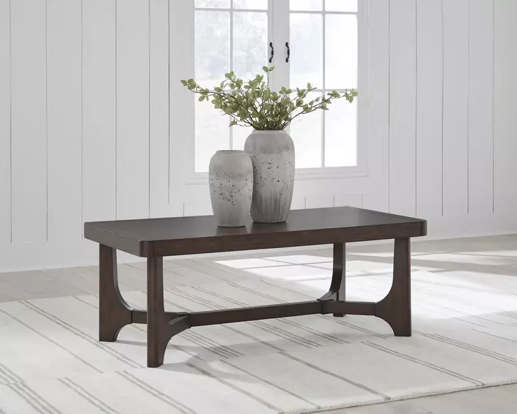 Korestone Dark Brown Rectangular Occassional Table Set