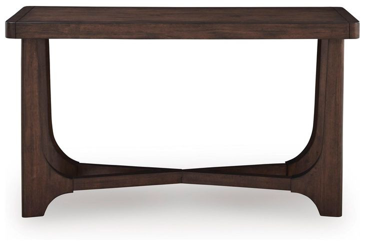 Korestone Dark Brown Rectangular Sofa Table