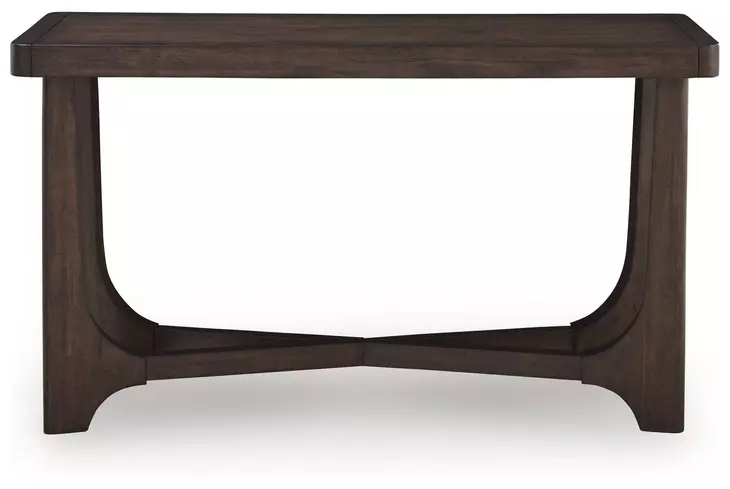 Korestone Dark Brown Rectangular Sofa Table