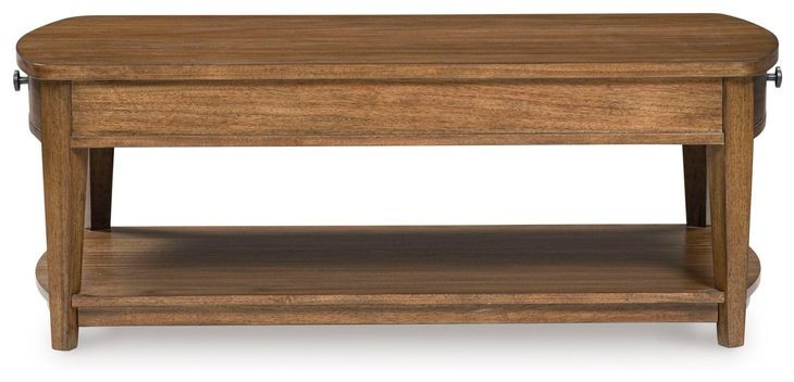 Burkbyer Brown Rectangular Cocktail Table