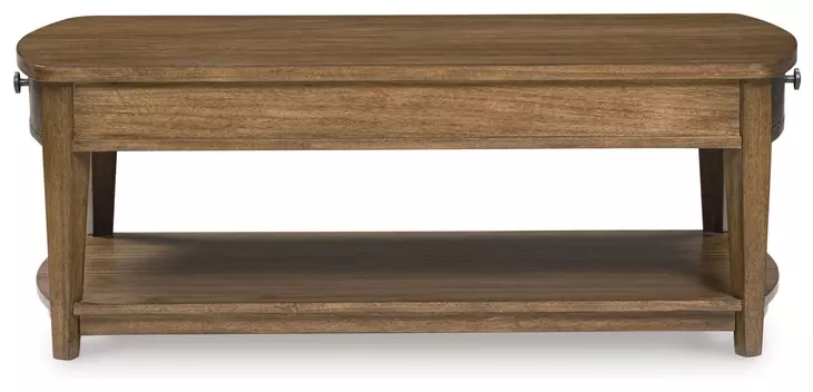 Burkbyer Brown Rectangular Cocktail Table