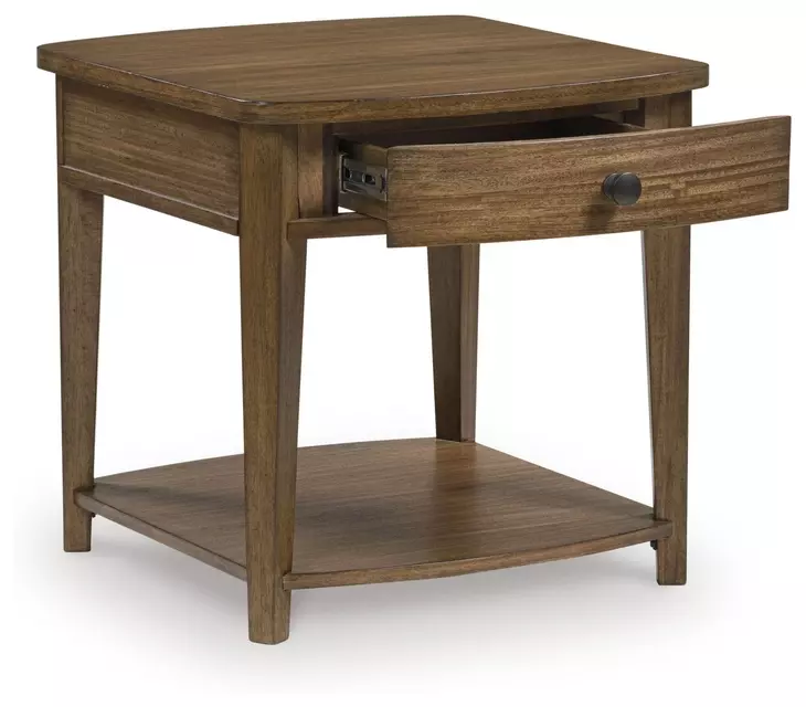 Burkbyer Brown Rectangular Occasional Table Set