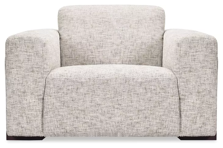 MS Gray Atlas Power Recliner with Power Headrest