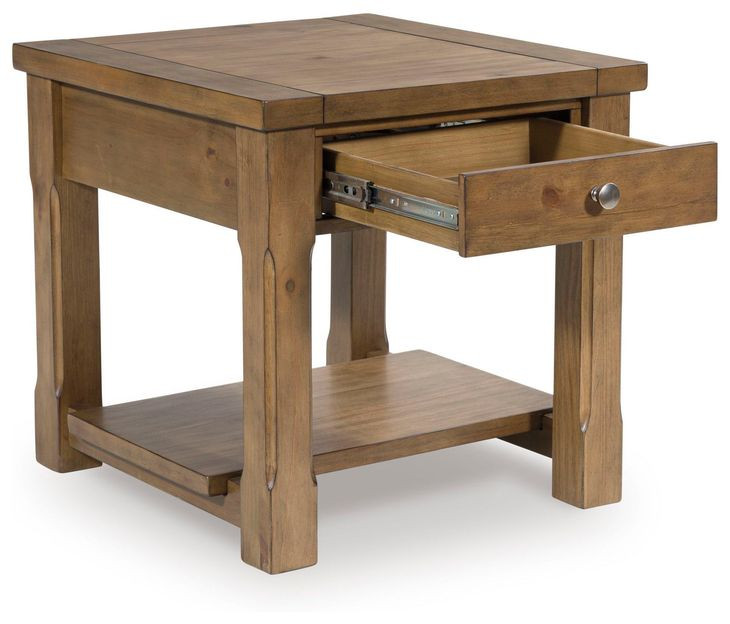 Vandenmore Medium Brown Rectangular Occasional Table Set