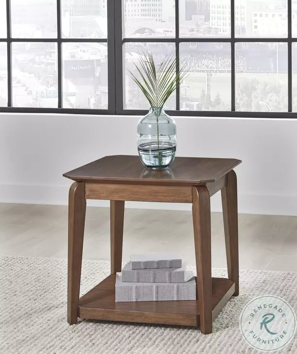 Trenmour Medium Brown End Table