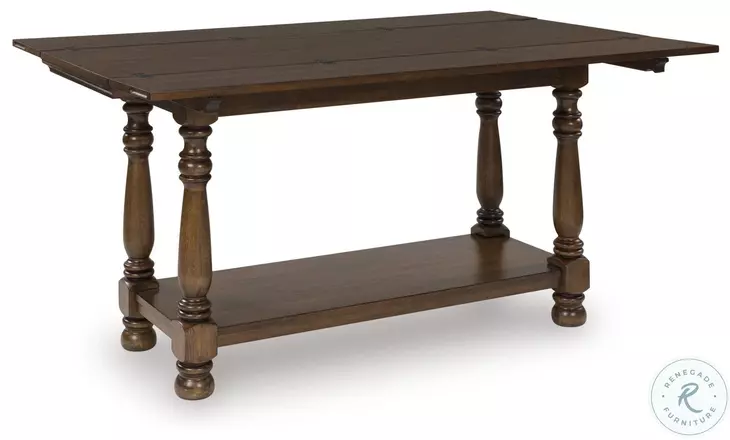 Sturlayne Brown Flip Top Sofa Table