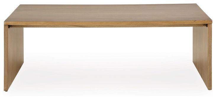 Ella Grove Rich Brown Rectangular Cocktail Table