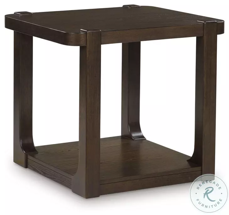 Breckington Dark Brown End Table