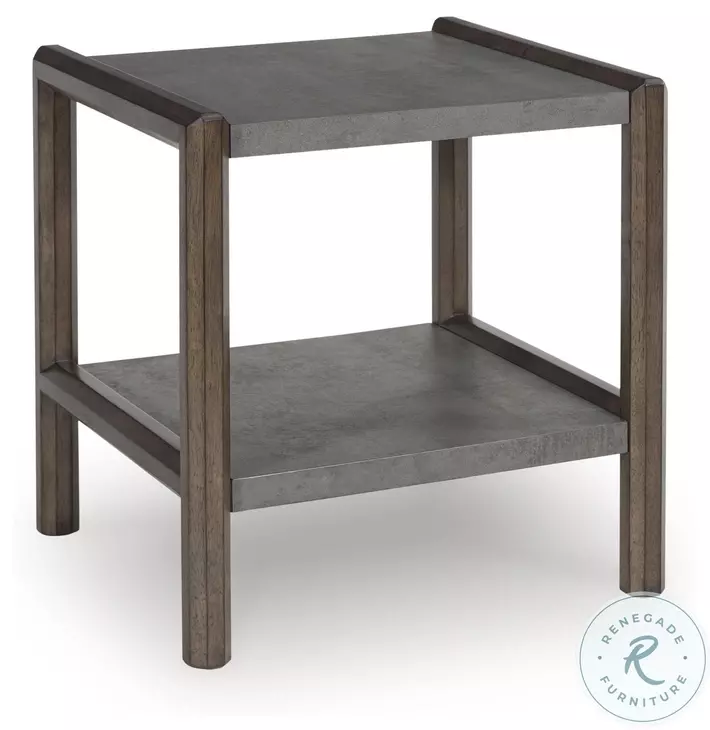 Kallenny Brown And Gray End Table
