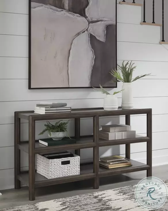 Kallenny Brown And Gray Sofa Table