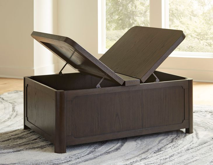Breckington Dark Brown Rectangular Coffee Table