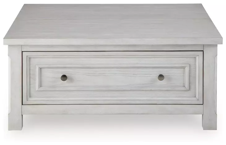 Robbinsdale Antique White Square Lift Top Cocktail Table
