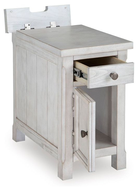 Robbinsdale Antique White Lift Top Occasional Table Set