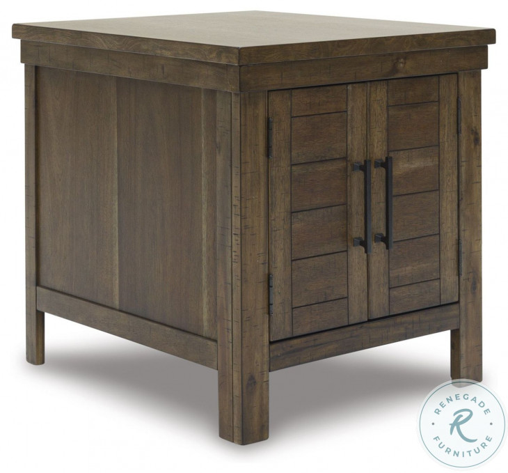 Moriville Grayish Brown End Table From Ashley Furniture Coleman Furniture