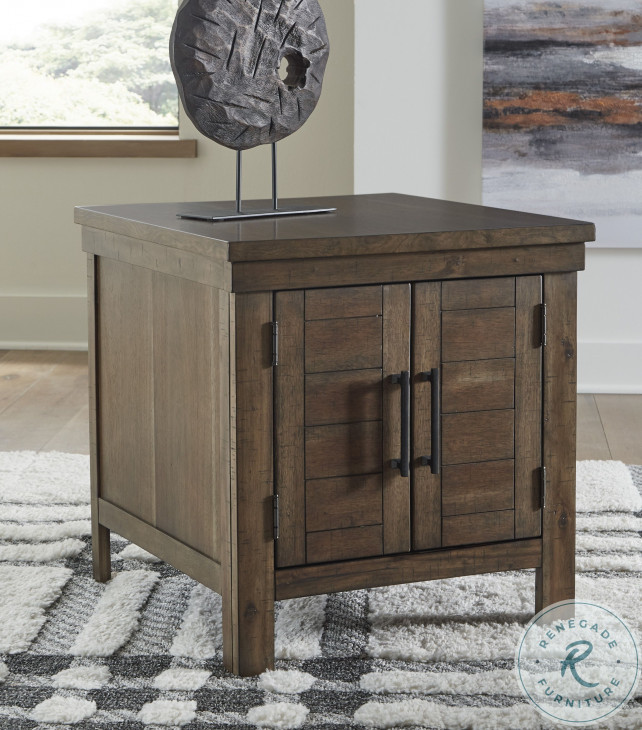 Moriville Grayish Brown End Table From Ashley Furniture Coleman Furniture