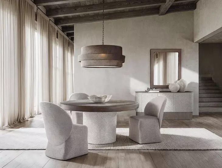 Monolith Beige Performance Fabric Side Chair