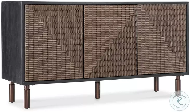 Mercantile Black Jachar Entertainment Credenza