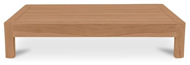 Enzo Natural Outdoor Rectangular Side Table