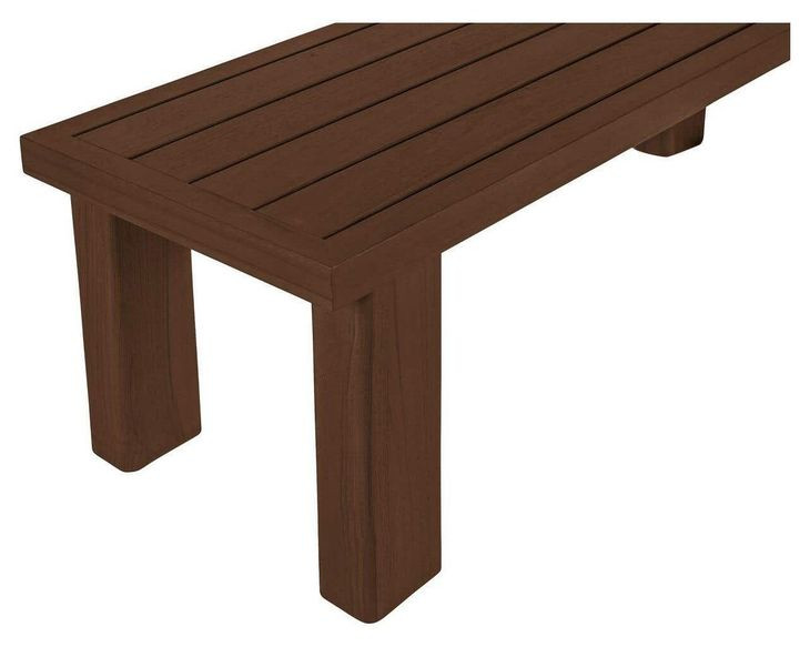 Marina Brown Outdoor Dining Bench